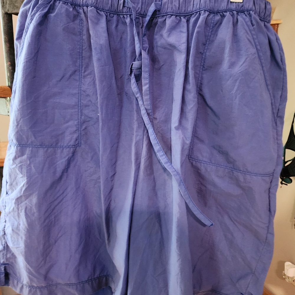 Blue swim shorts